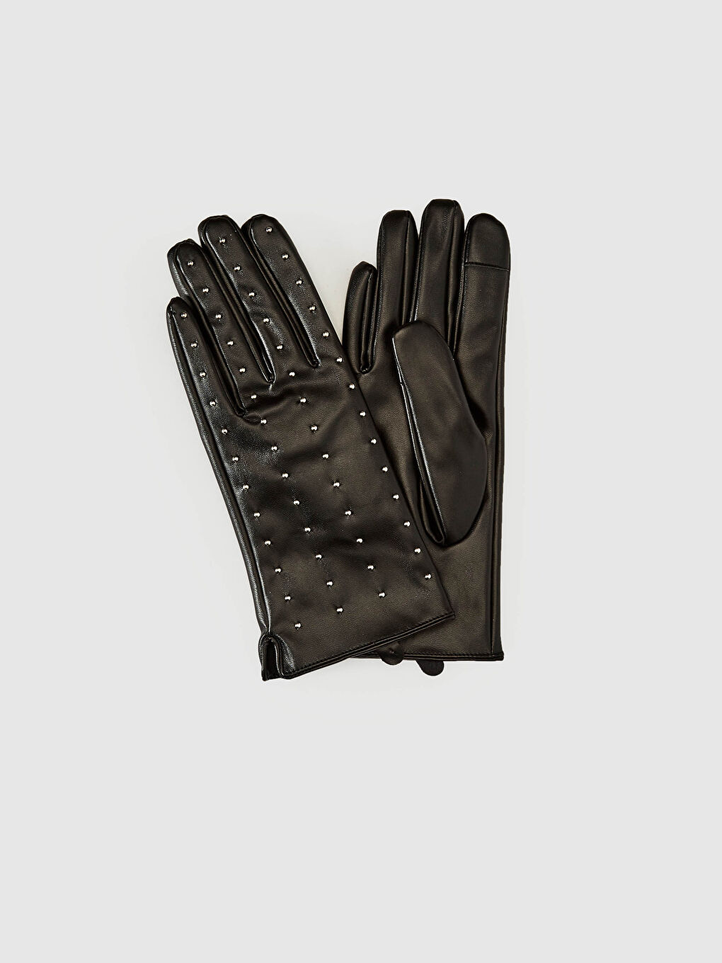 قفازات جلد صناعي