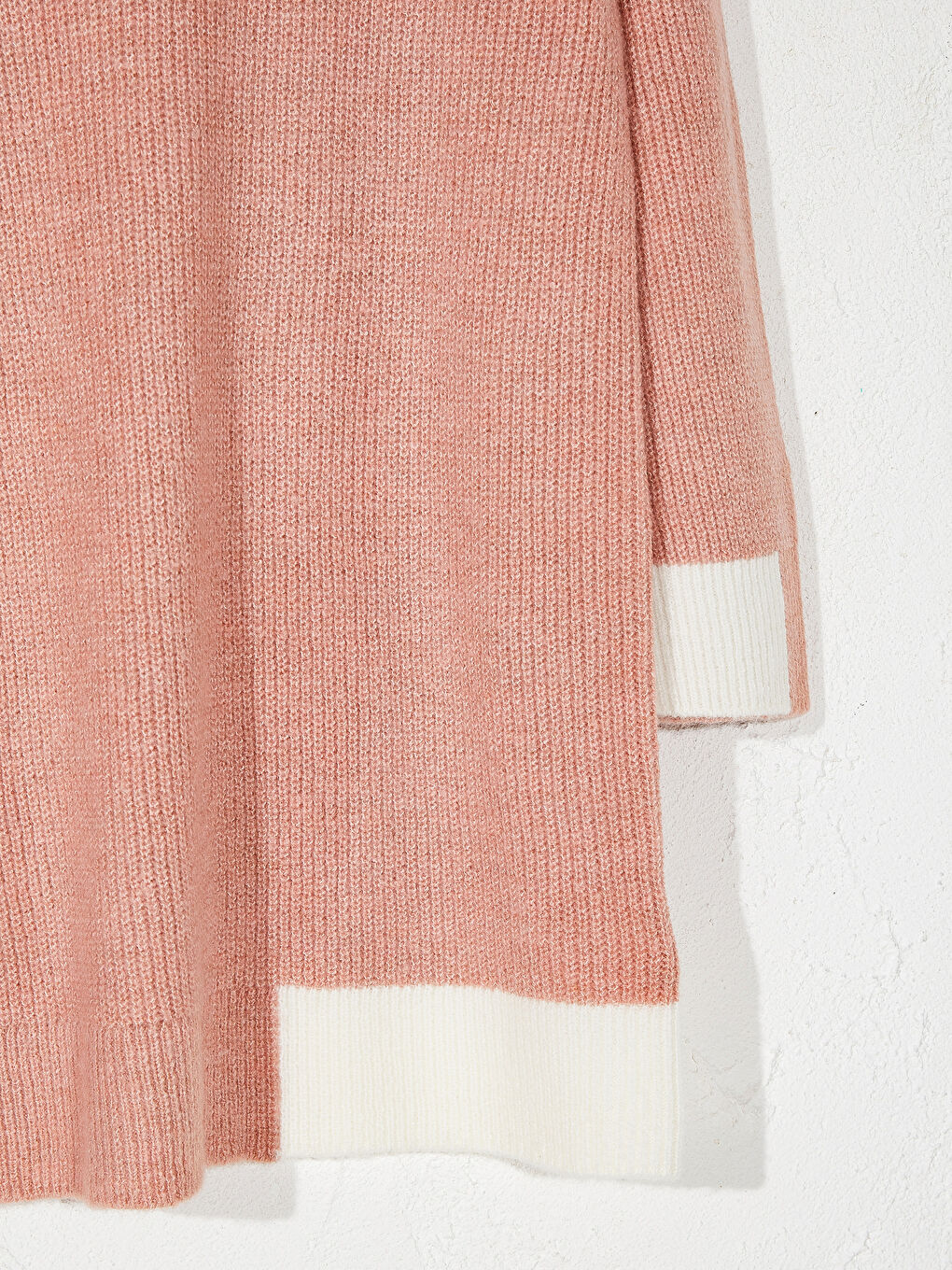 Туника из трикотажа с цветовым блоком-1