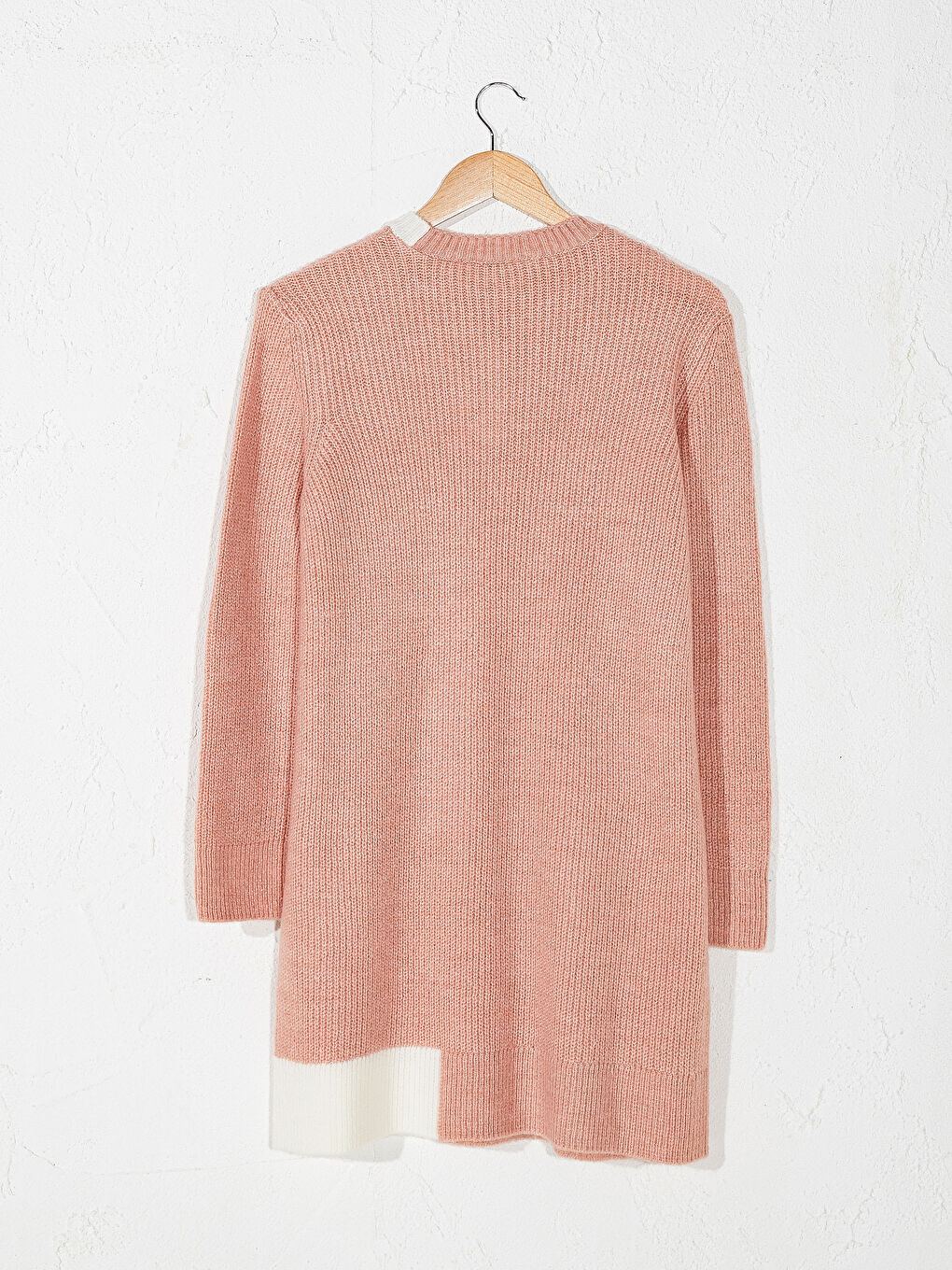 Туника из трикотажа с цветовым блоком-2