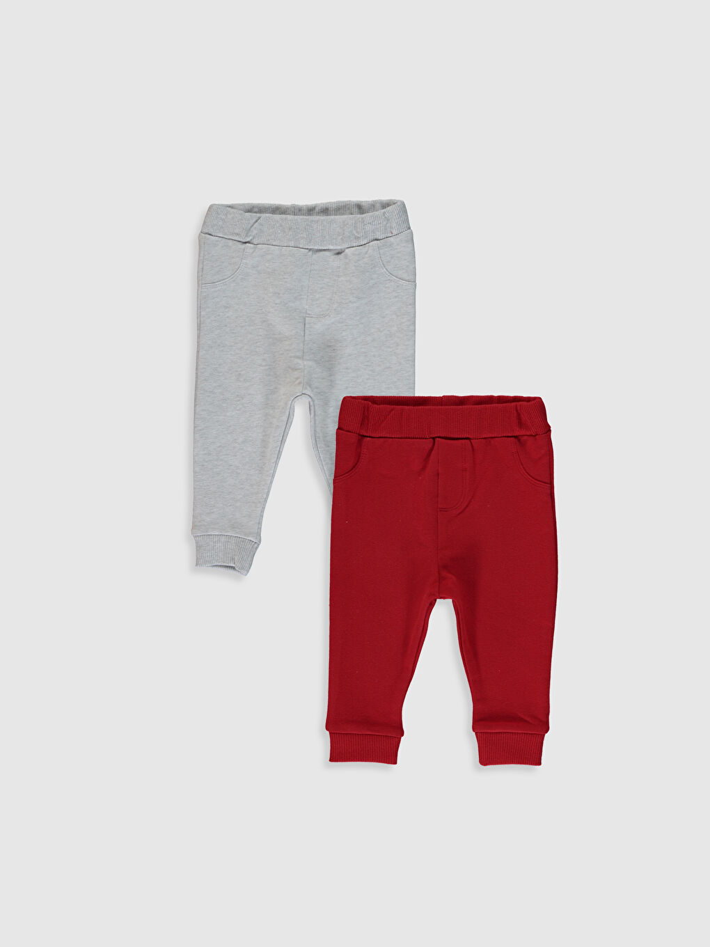Kırmızı Erkek Bebek Pantolon