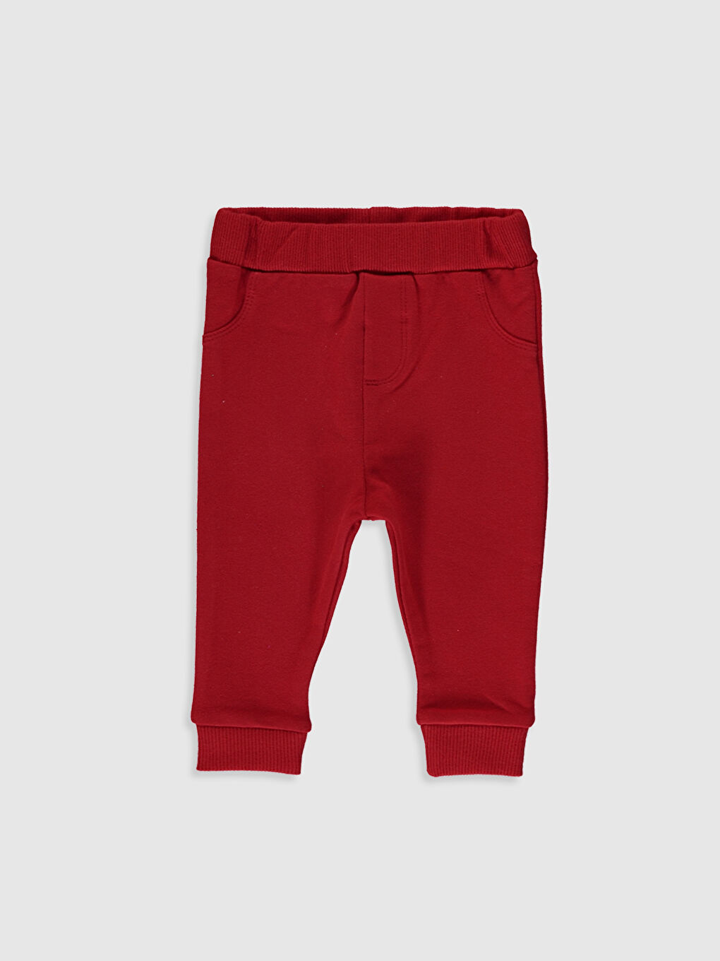 Kırmızı Erkek Bebek Pantolon-3