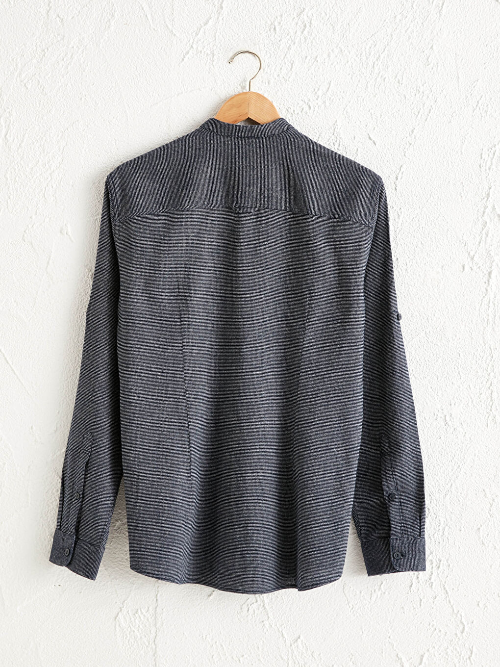 Extra Slim Fit Twill Long Sleeve Shirt-3