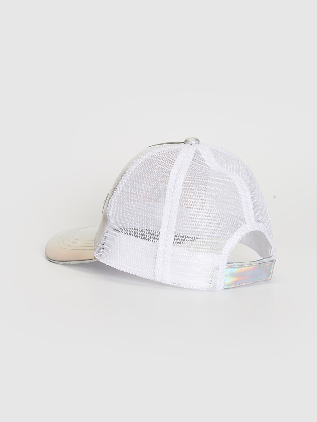 LCW ACCESSORIES Kız Çocuk Yazı Nakışlı Hologram Şapka -0W5717Z4-J5E