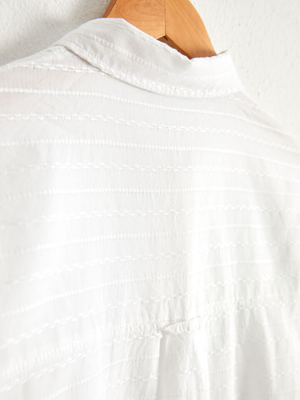 LCW Vision Plain Cotton Poplin Shirt -0W5730Z8-LJX