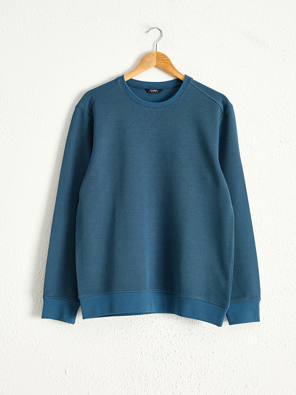 Comfortable Fit Crew Neck Basic Sweatshirt