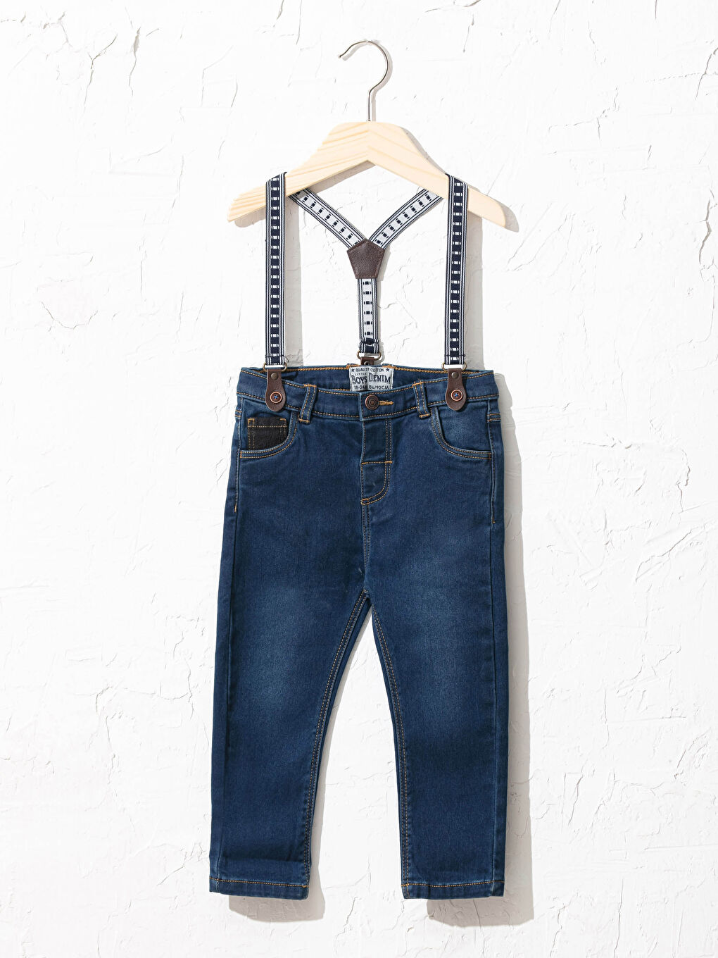 LCW baby Baby Jungen Jeanshose und Hosenträger -0W5761Z1-309