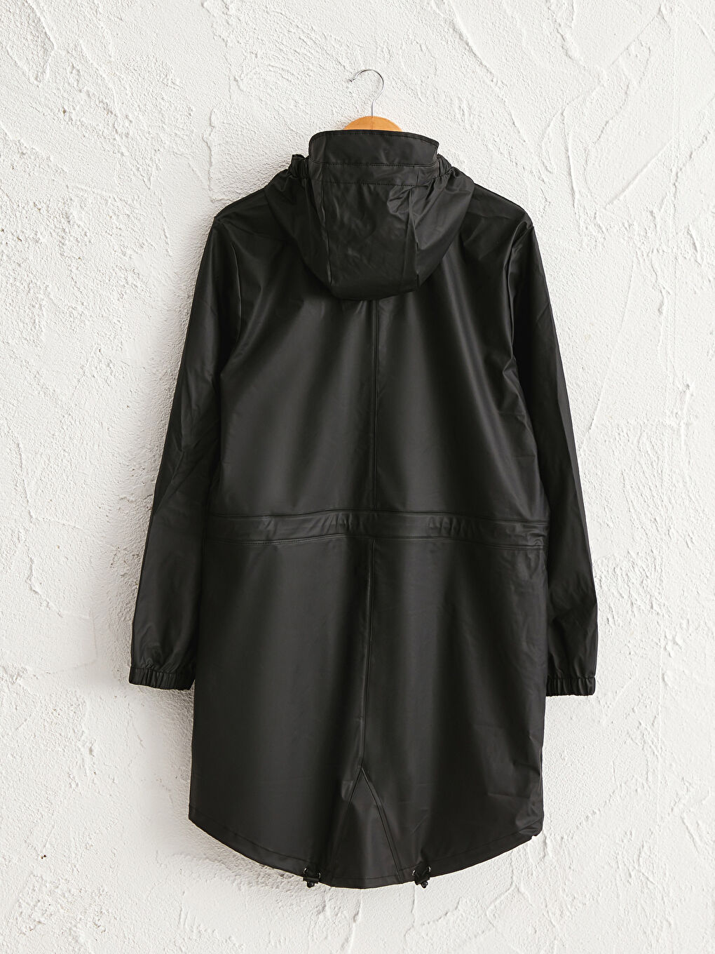 Regular Fit Hooded Men's Raincoat-8