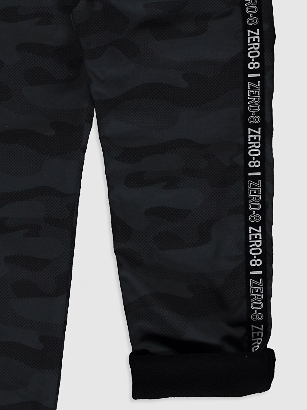 LCW Kids Elastic Waist Camouflage Patterned Fleece Lined Boys Trousers -0W5785Z4-LQ9