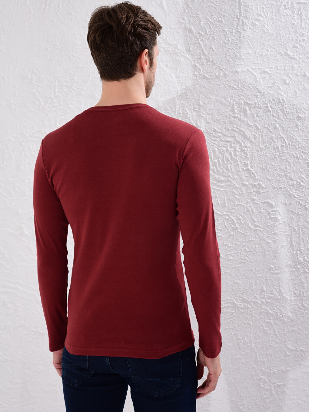 Crew Neck Basic Long Sleeve T-Shirt-3
