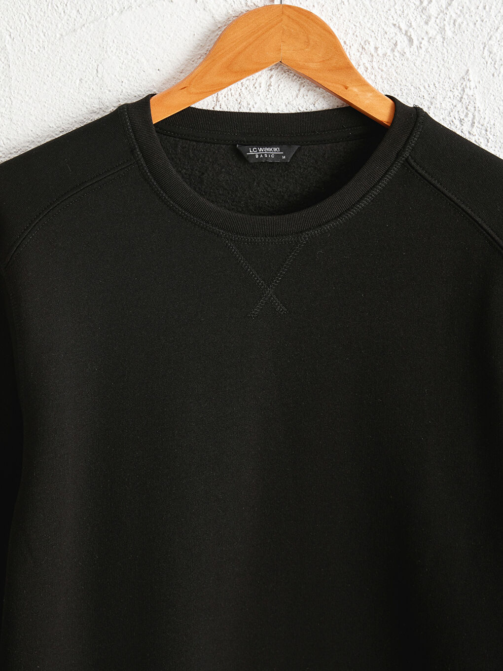 Comfortable Fit Crew Neck Basic Sweatshirt-2