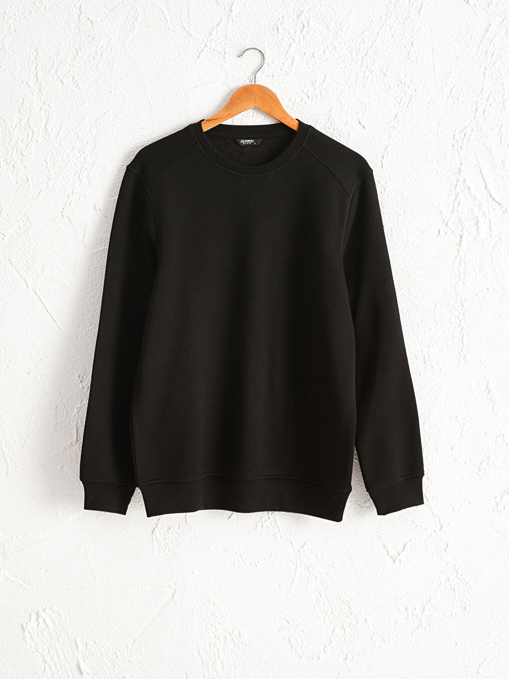 Comfortable Fit Crew Neck Basic Sweatshirt