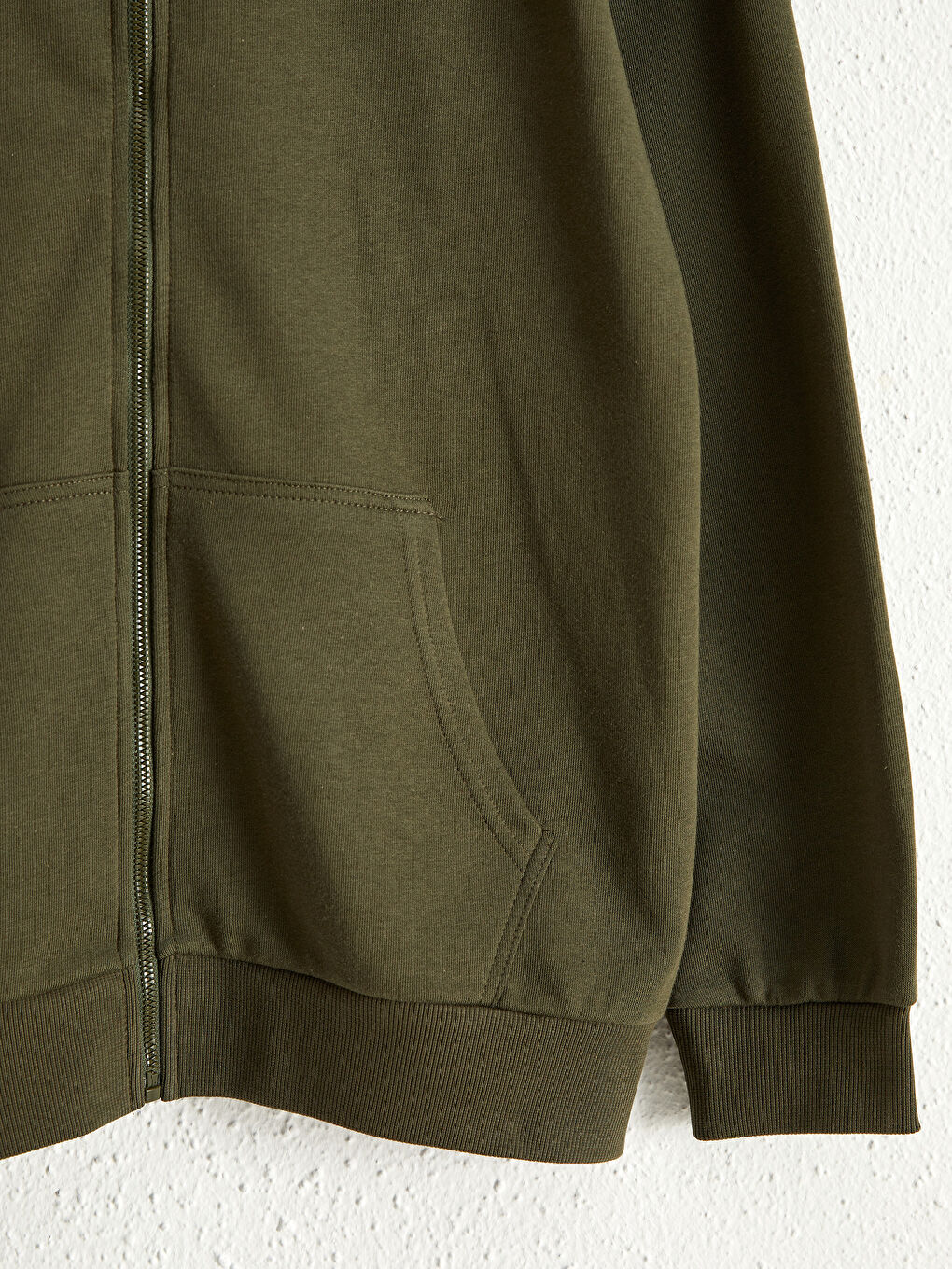Hooded Zipper Men's Sweatshirt-3