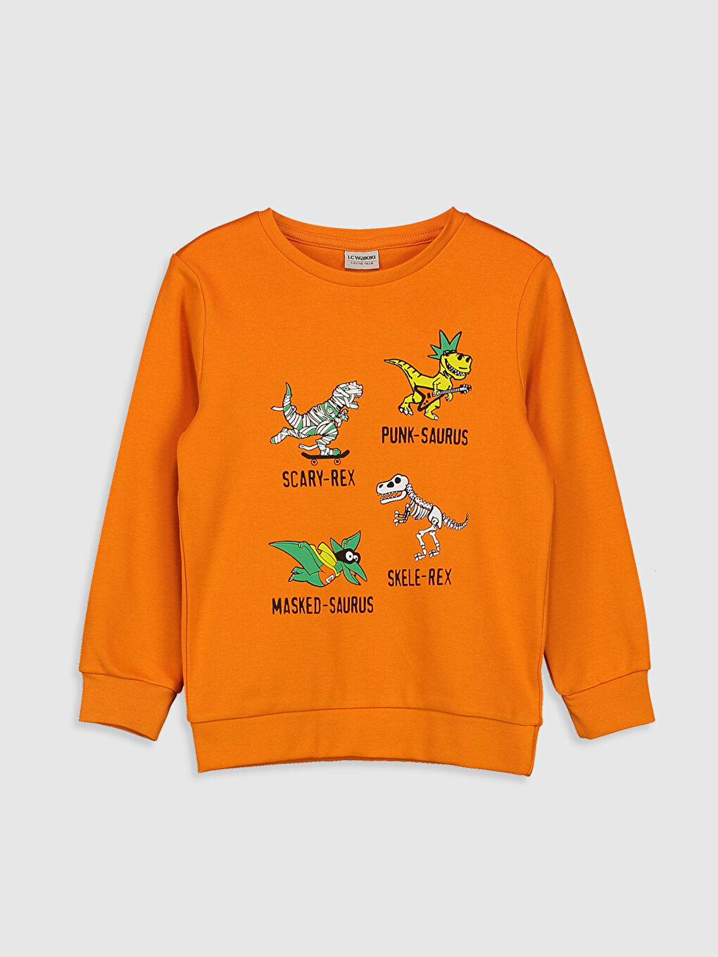 LCW Kids Boy's Printed Cotton T-Shirt -0W5848Z4-GNN