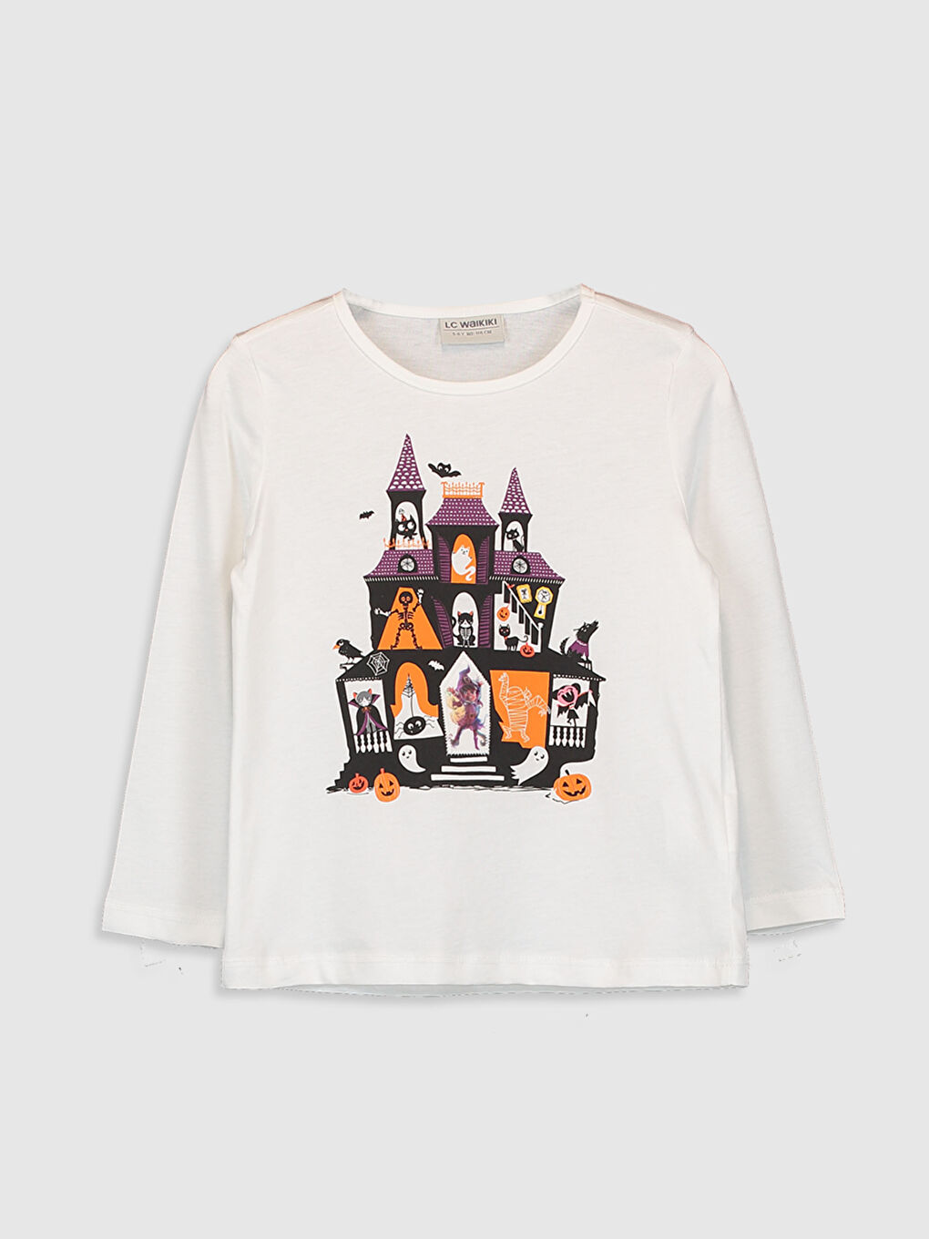 Girl's Printed Cotton T-Shirt