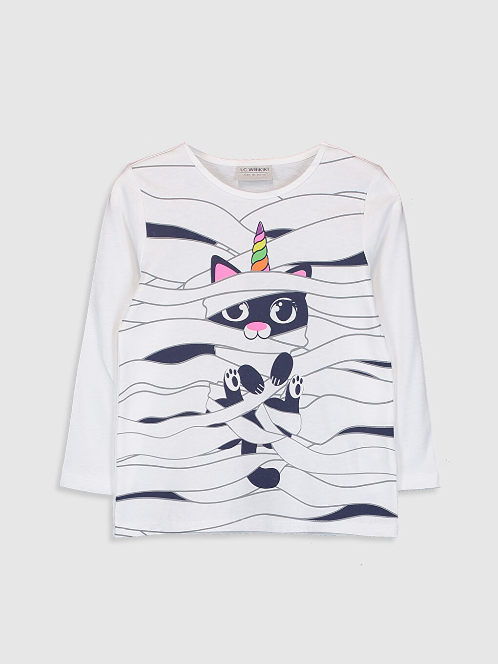 Fete Tricou din Bumbac cu Imprimeu