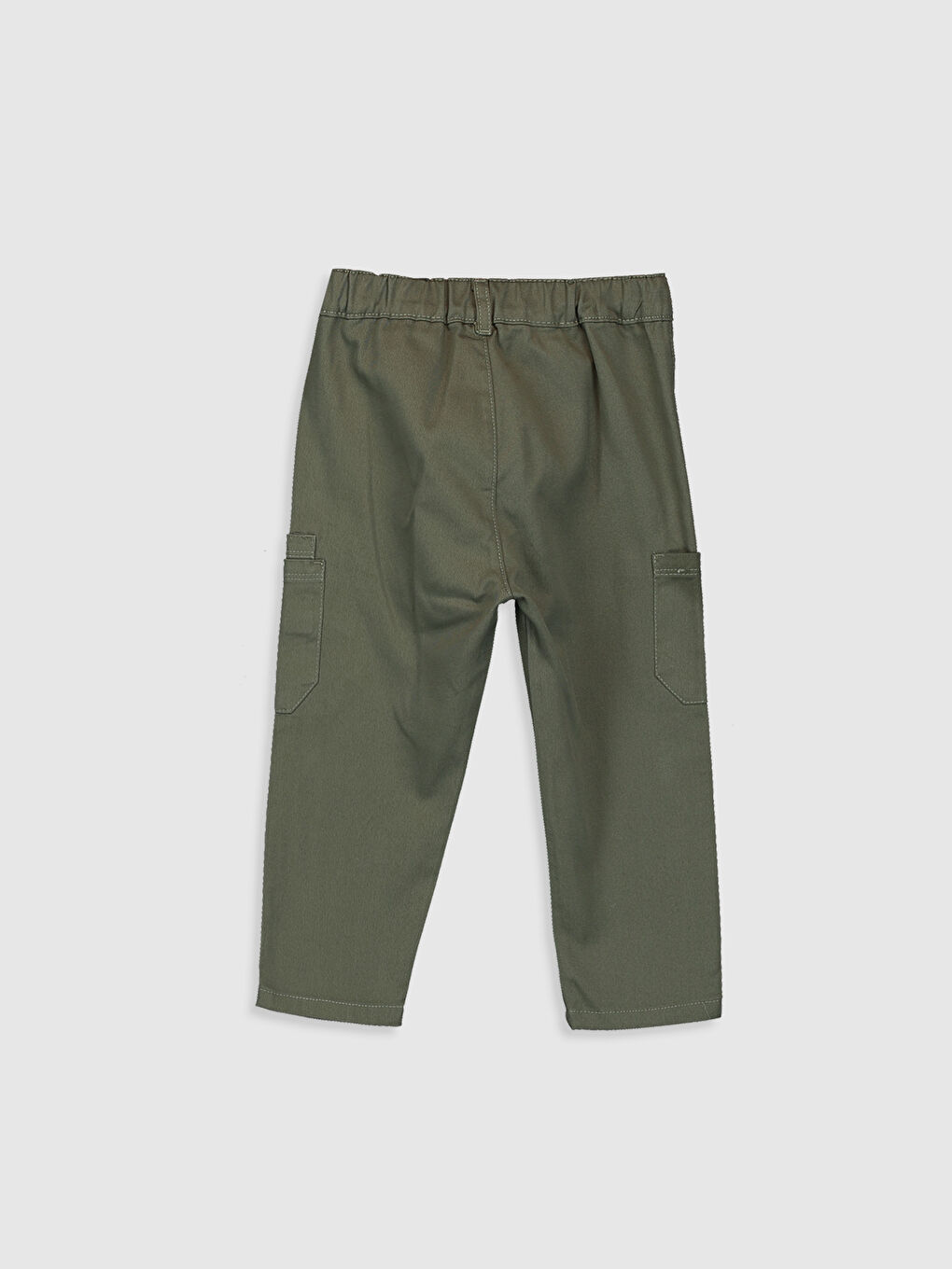 Haki Erkek Bebek Gabardin Pantolon-1