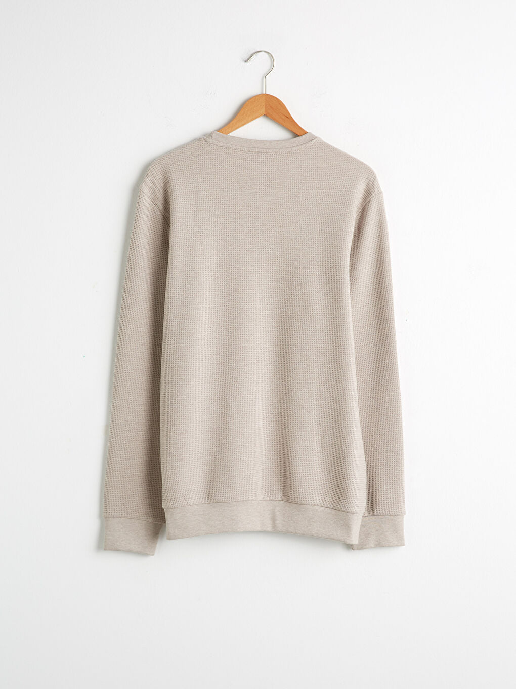 Crew Neck Basic Sweatshirt-6