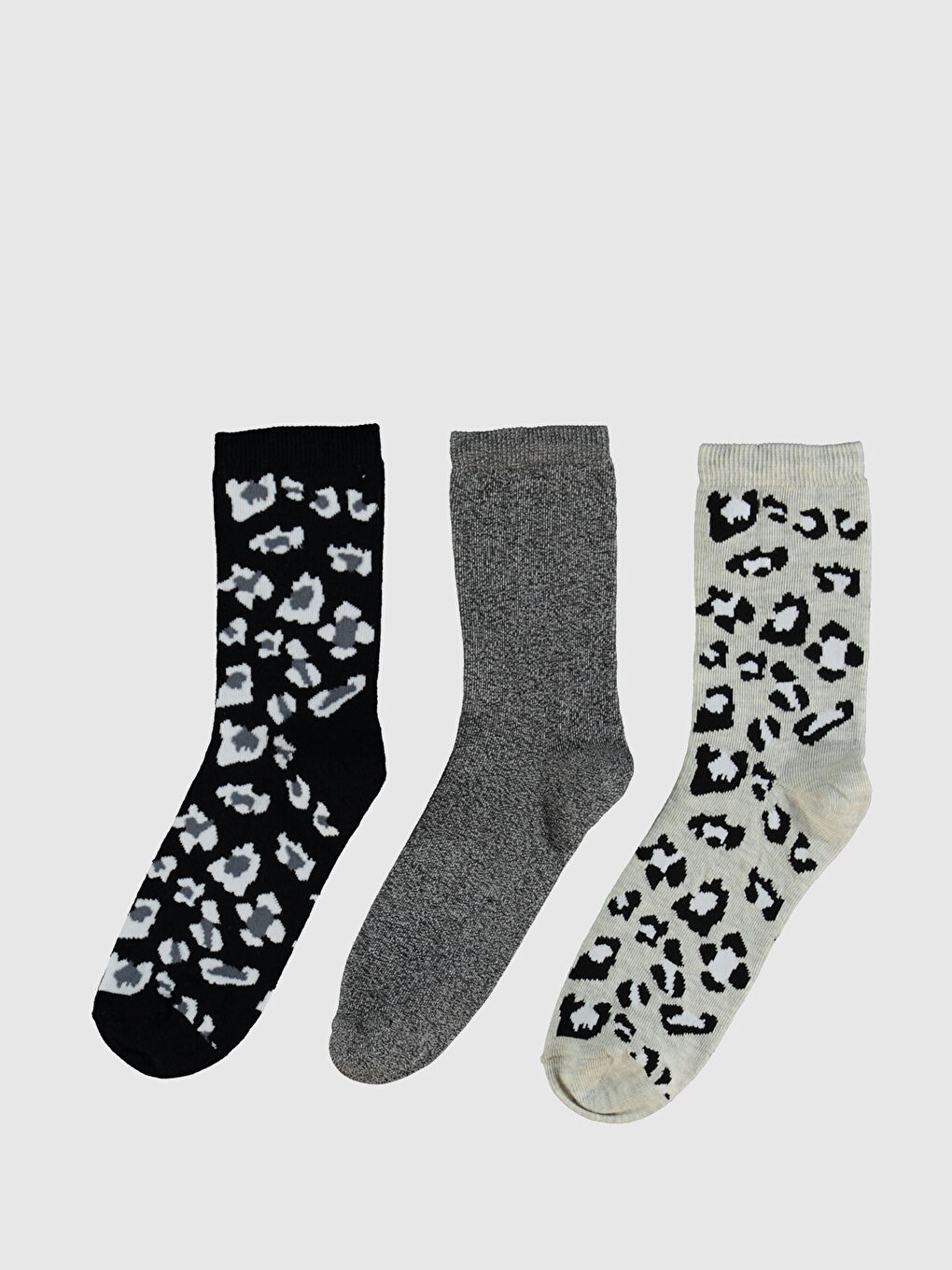 Узорчатые носки до щиколотки, комплект из 3-х штук-1