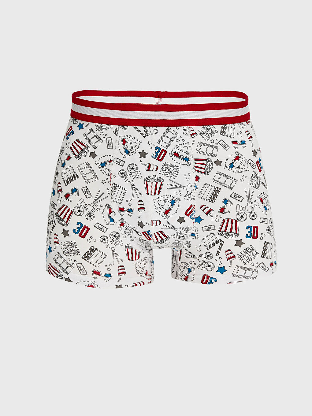 3-pack Stretch Fabric Standard Fit Boxers-3