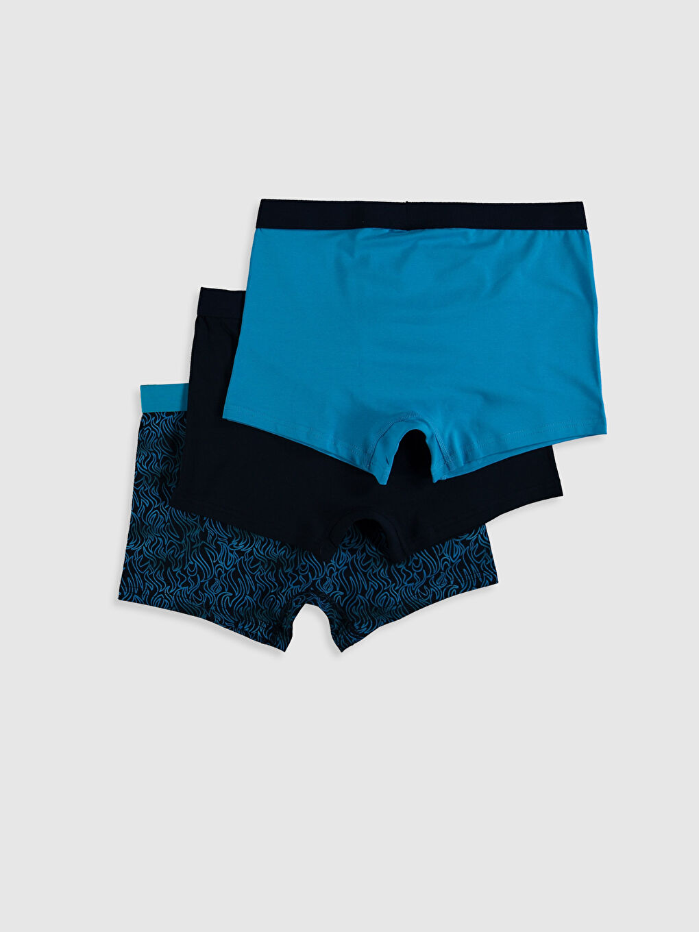 3-pack Stretch Fabric Standard Fit Boxers-1