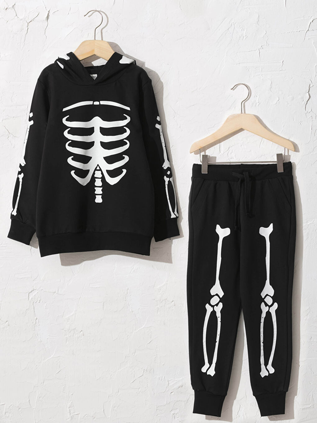 Siyah Erkek Çocuk Sweatshirt ve Eşofman Altı