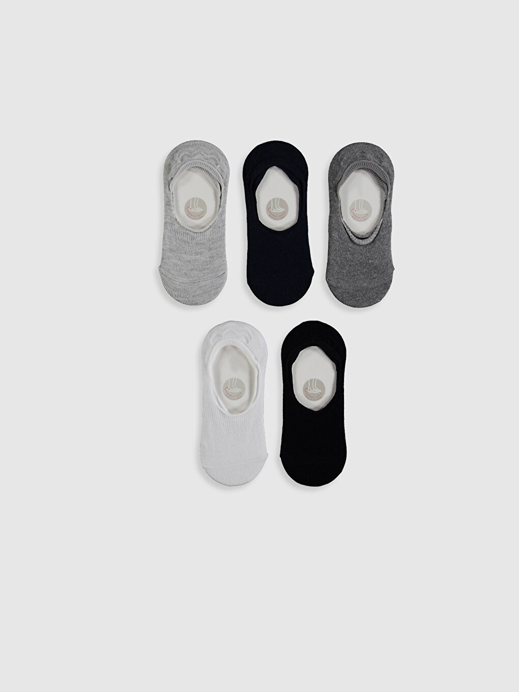 5-pack Girl's Invisible Socks-1