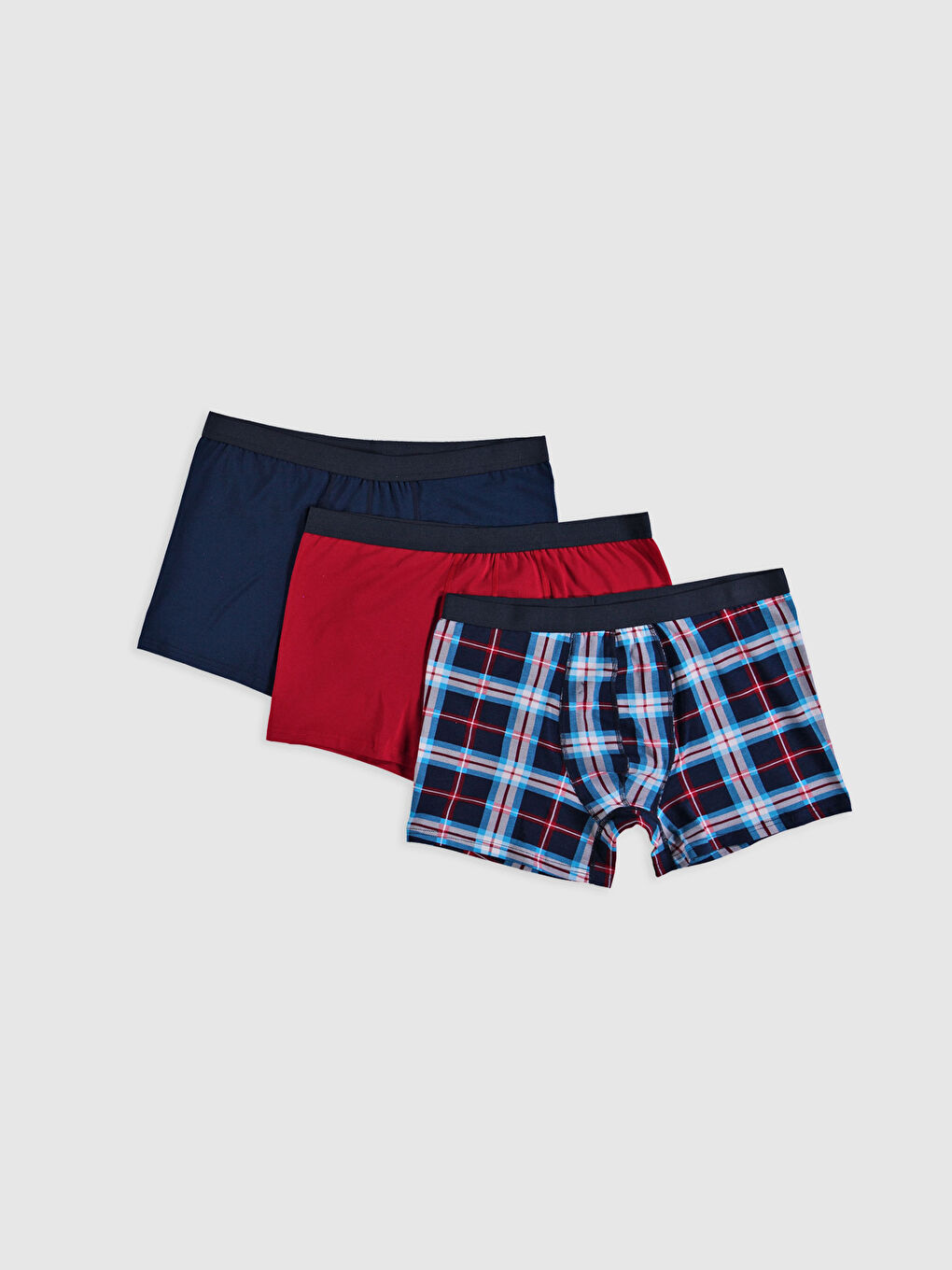 Abundant Mold Flexible Fabric Boxer 3 Pieces