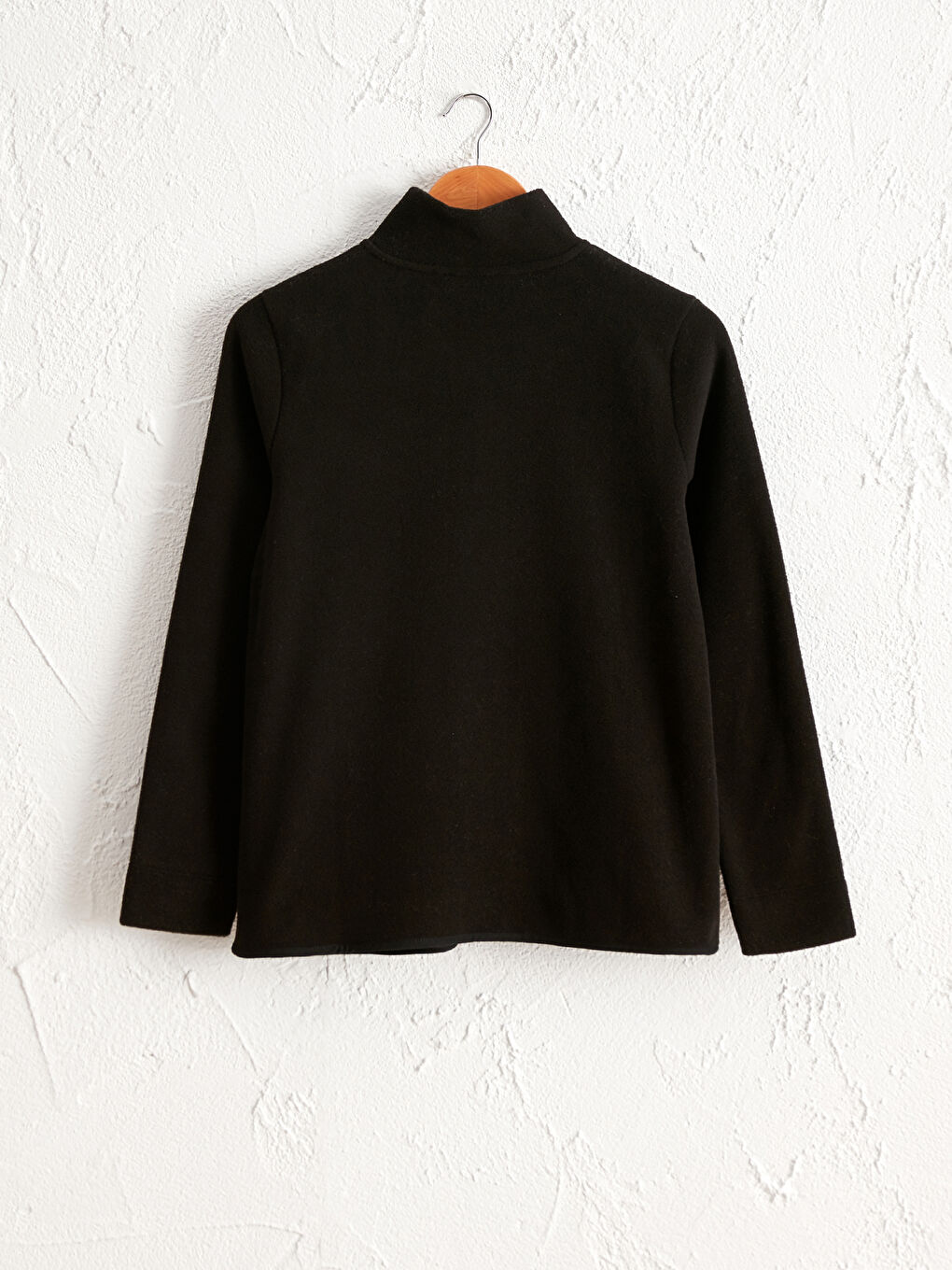 Флисовый Свитшот С Воротником-Трубой-1