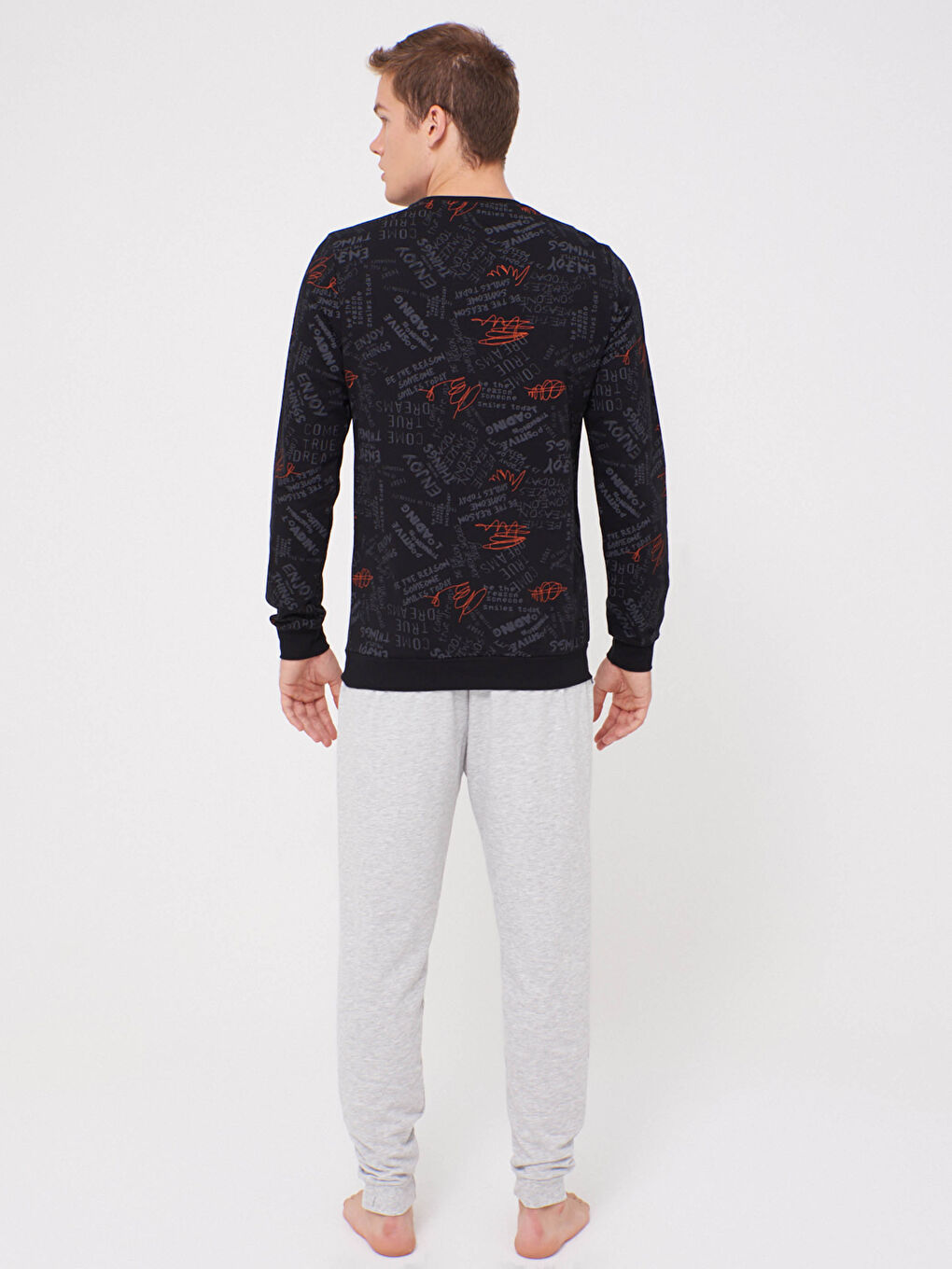 Пижамный Комплект Стандартного Кроя С Принтом-3