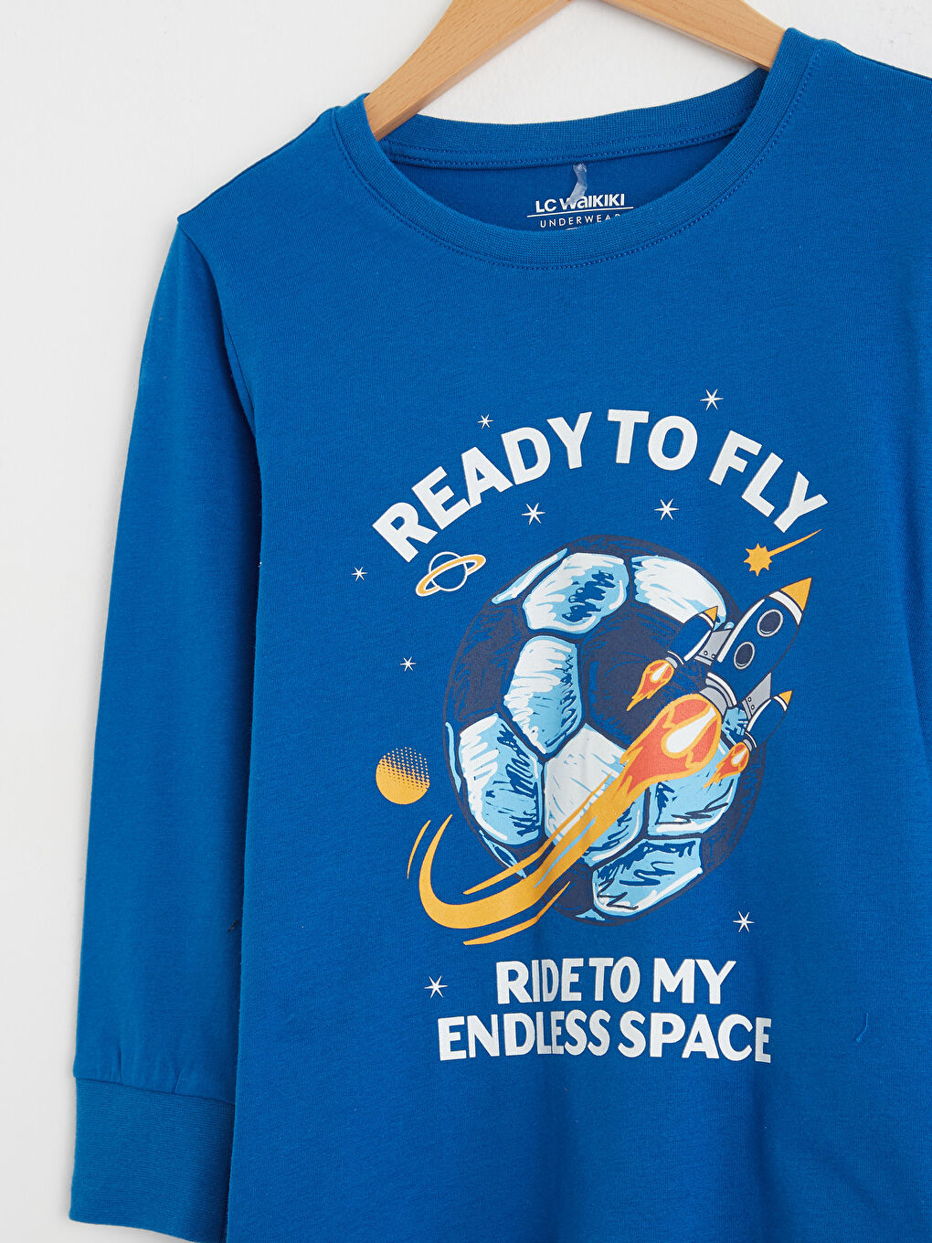 Хлопковая пижама с принтом для мальчиков-3