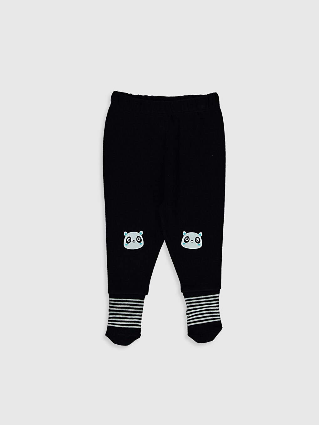 Erkek Bebek Çoraplı Pijama Alt 2'li-2