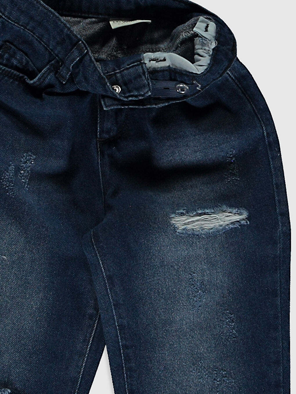 İndigo Kız Çocuk Mom Jean Pantolon-2