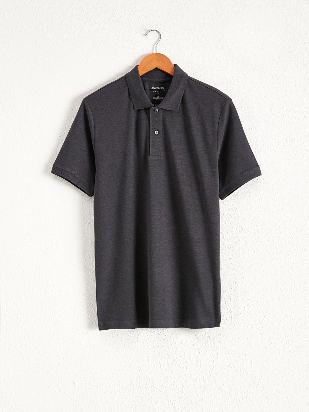 Базовая футболка-поло с короткими рукавами