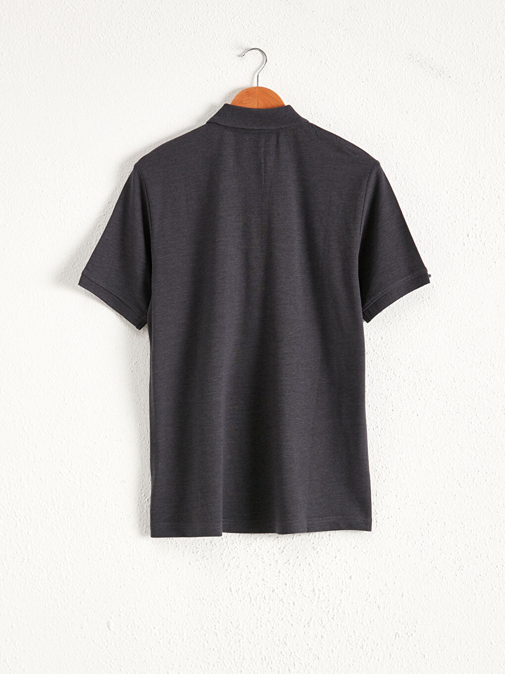 Базовая футболка-поло с короткими рукавами-1