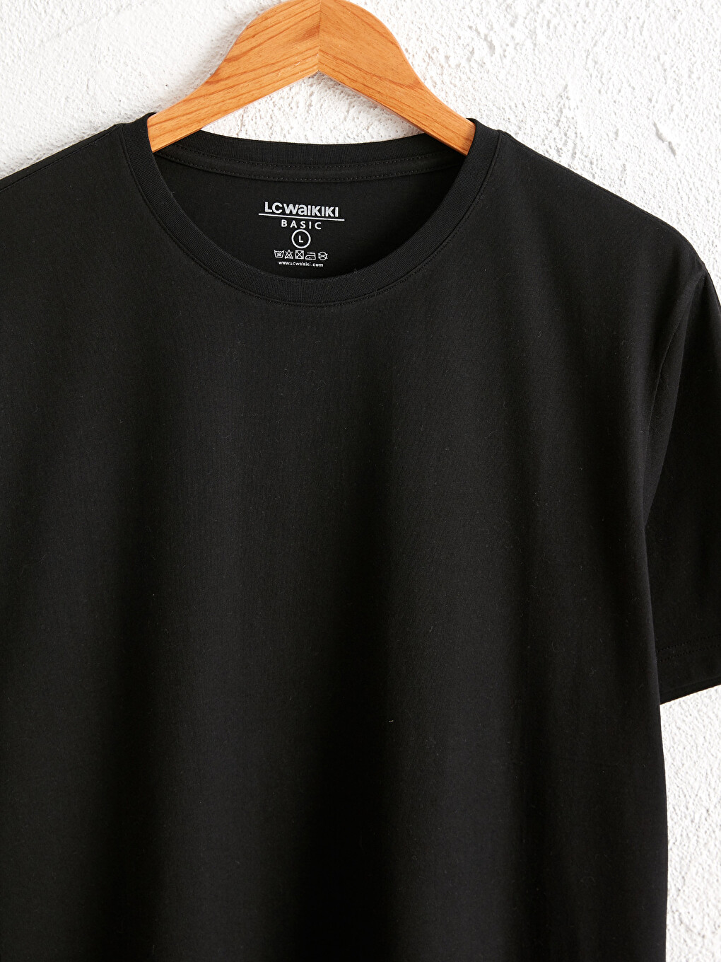 Crew Neck Basic Short Sleeve T-shirt-2