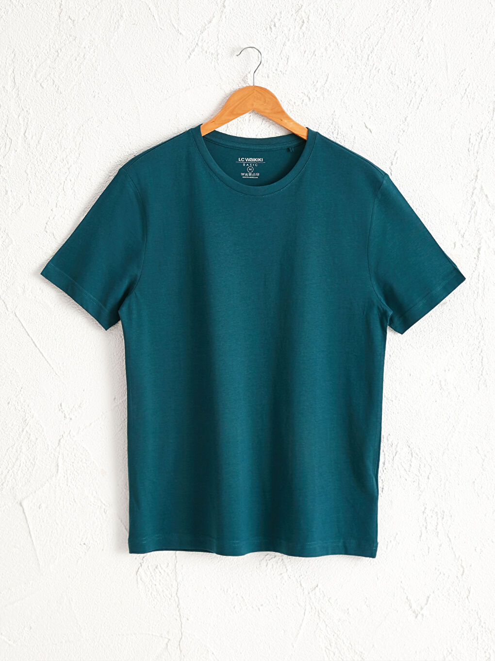 Базовая футболка с коротким рукавом и круглым вырезом