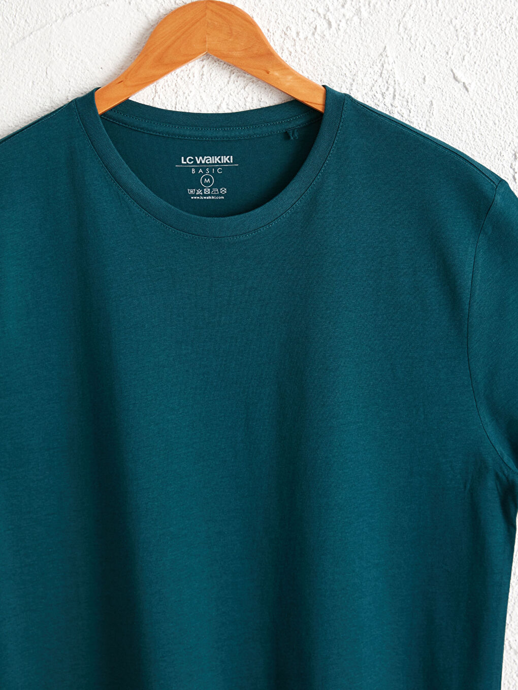 Базовая футболка с коротким рукавом и круглым вырезом-2