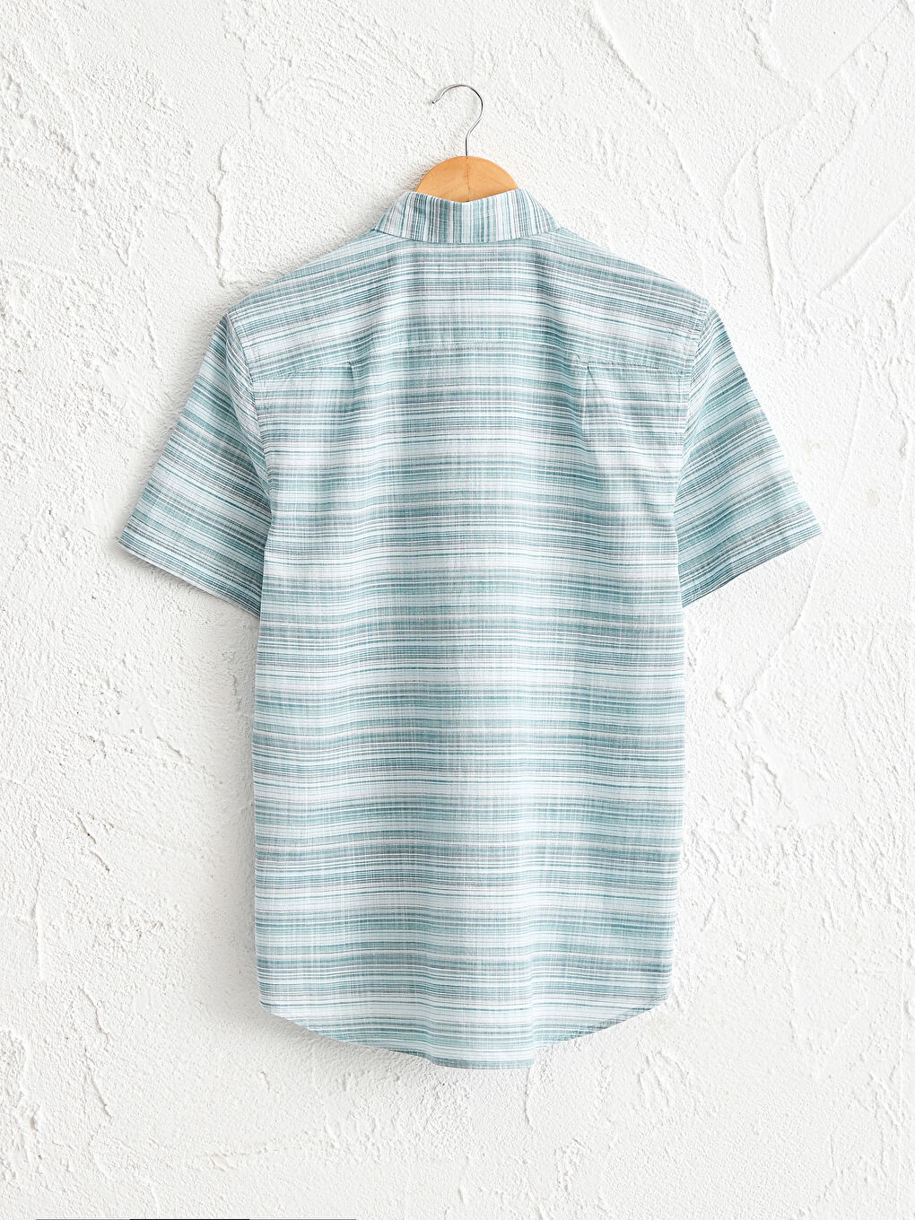 Regular Fit Short Sleeve Poplin Shirt-1