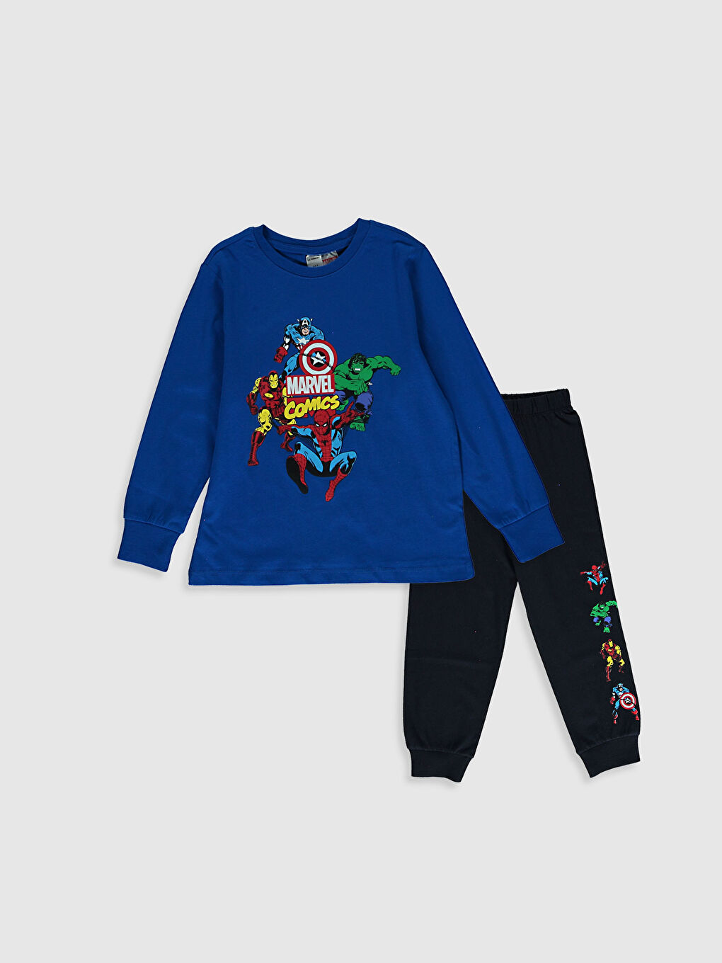 طقم بيجامة مارفل مطبوع للأولاد