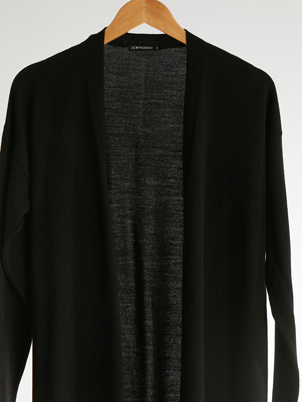 LCW Modest Women's Long Sleeve Slim Knitwear Cardigan -0W6662Z8-CVL