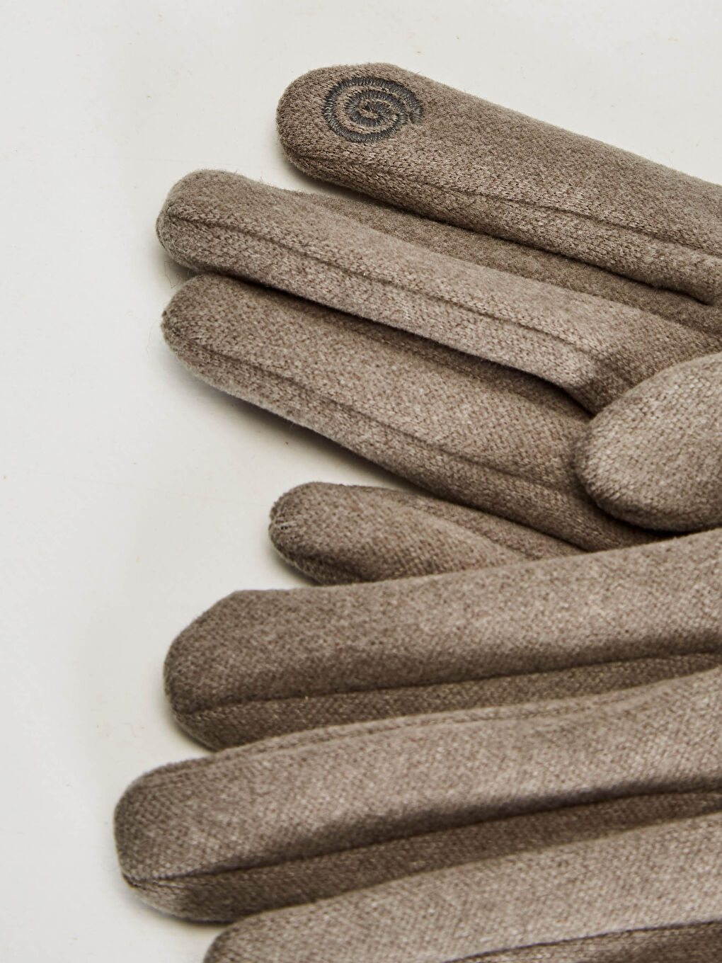 Damen Wildleder-Touch-Detail-Handschuhe-2