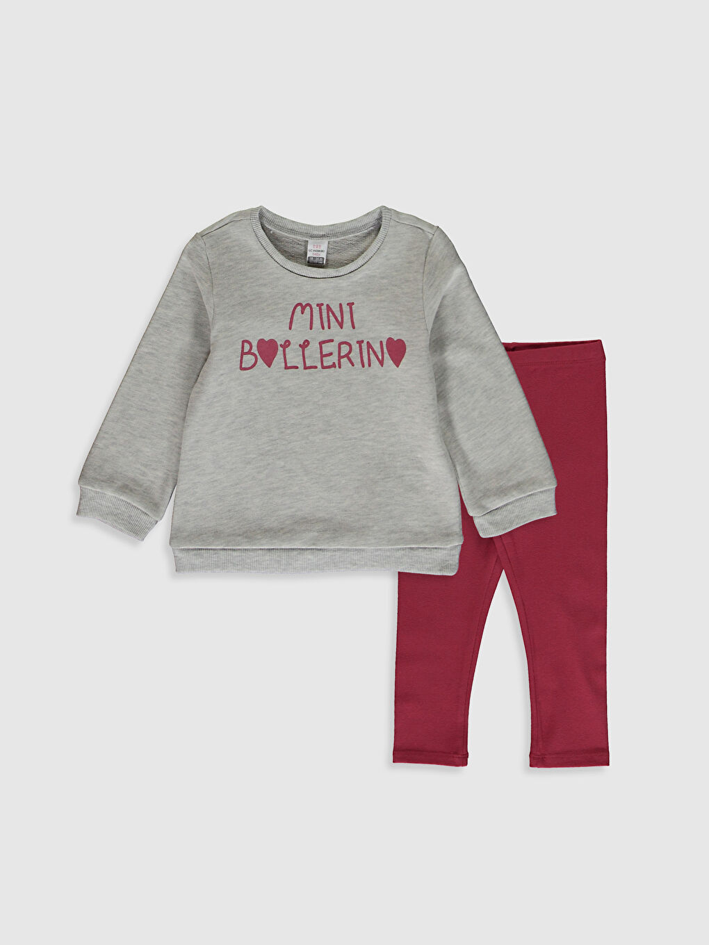 Gri Kız Bebek Takım 2'li