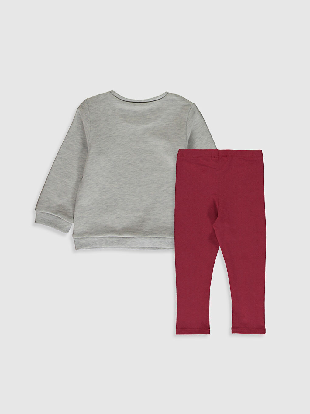 Gri Kız Bebek Takım 2'li-1