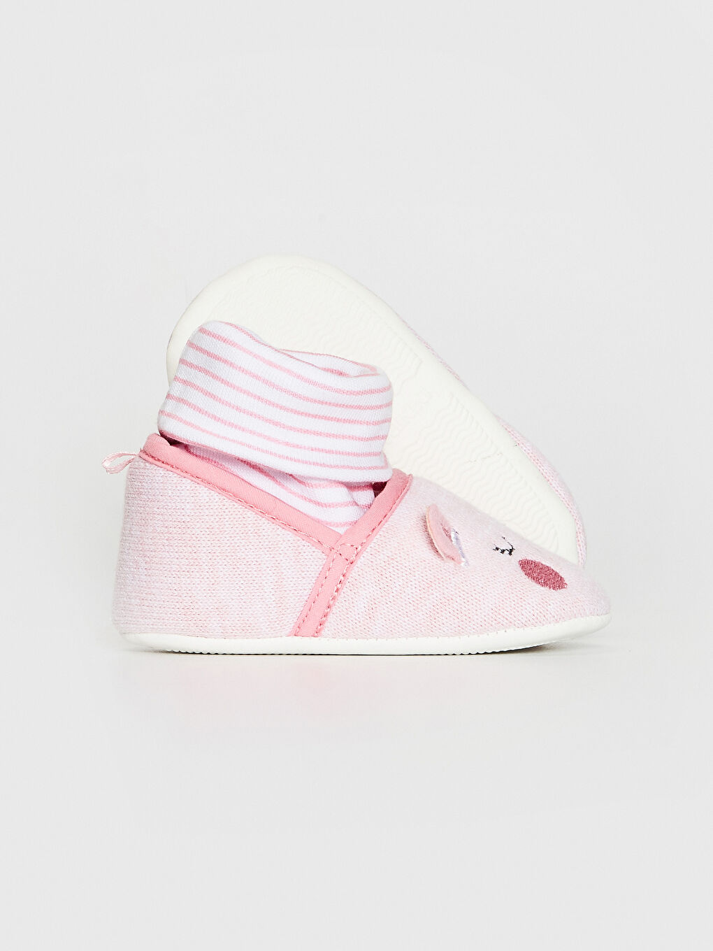 Домашние тапочки с носками для малышек девочек-2