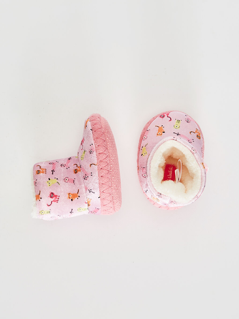 Сәбиге арналған қыз балаға астарымен үйге арналған жүрмейтін етік-4