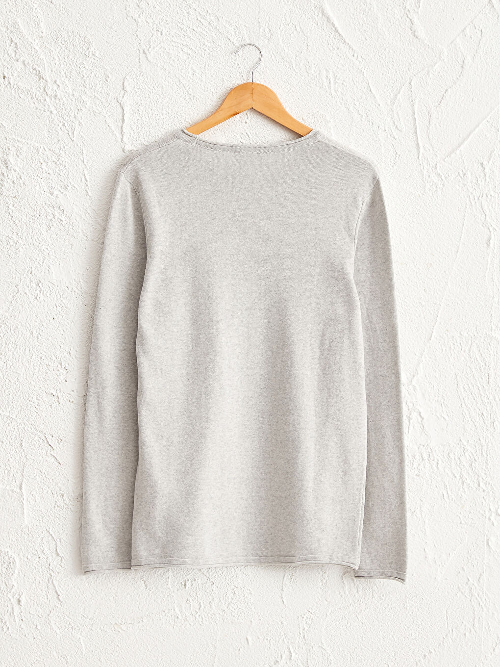 Džemper od trikotaže sa okruglim izrezom, lagan-1