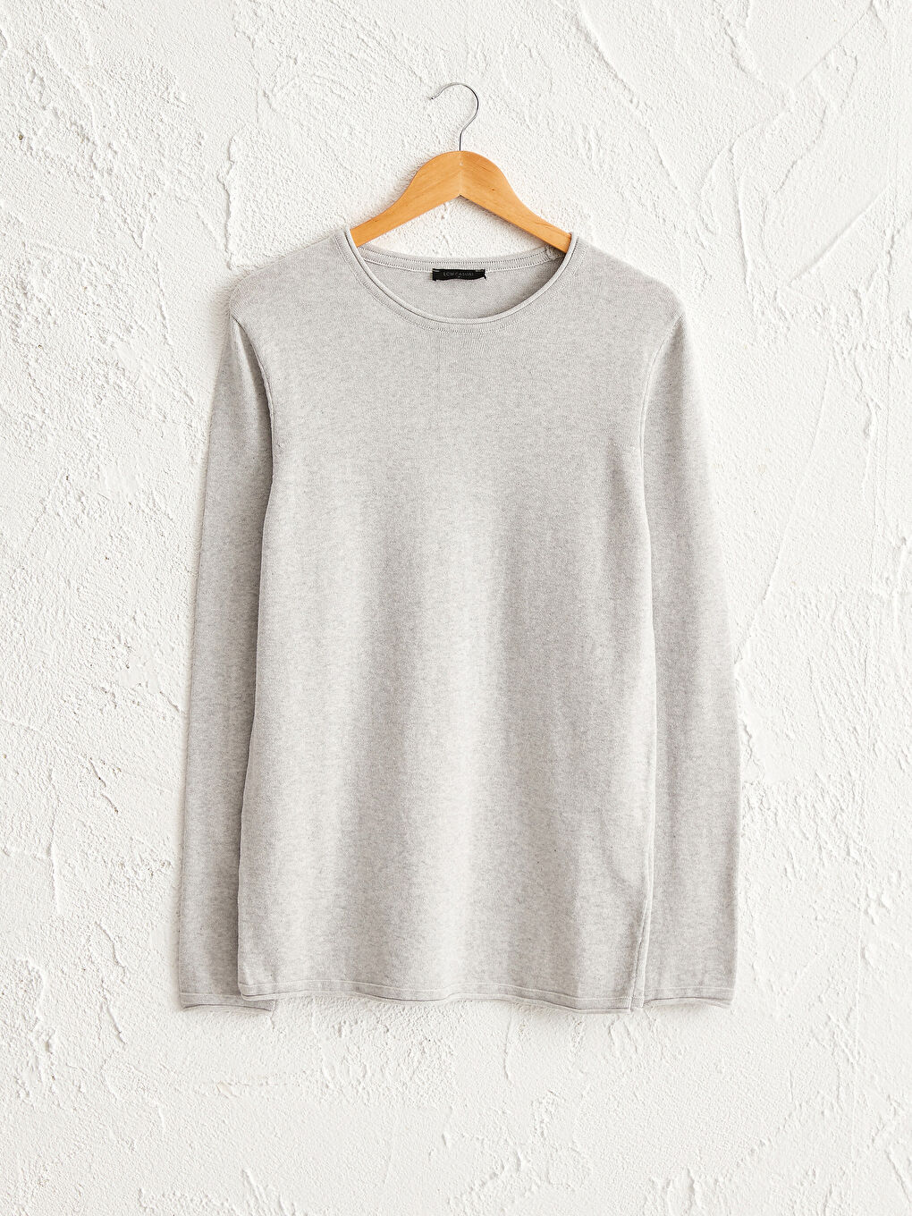 Džemper od trikotaže sa okruglim izrezom, lagan