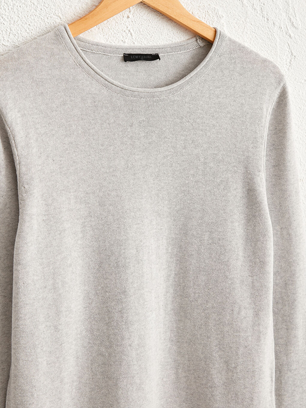 Džemper od trikotaže sa okruglim izrezom, lagan-2