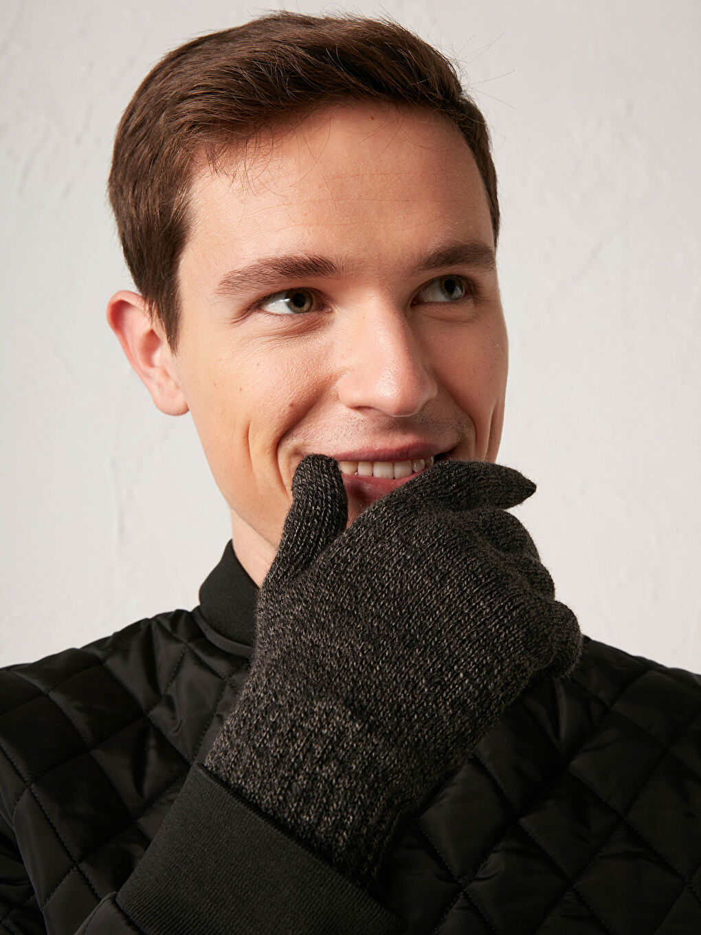 2 Τεμαχίων Πλεκτά Γάντια-2