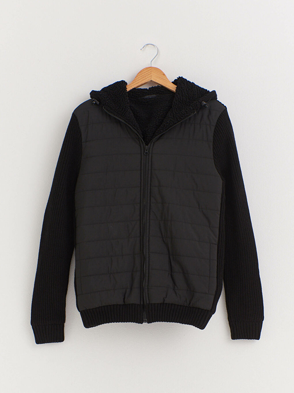 Kapüşonlu Triko Hırka